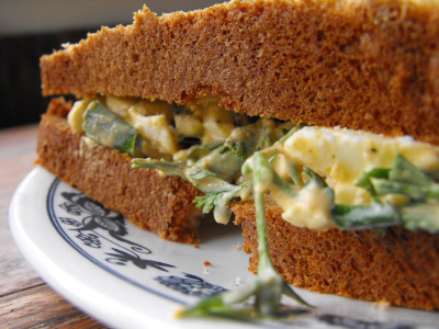 Parsley and Green Onion Egg Salad