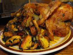 Roast chicken