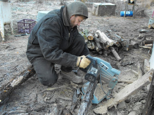 circular saw firewood