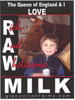 Raw milk propaganda