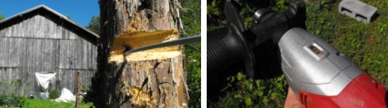 the skil drill and cedar post notch band