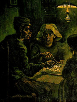 Potato eaters painting