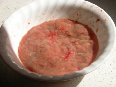 Fermenting tomato seeds