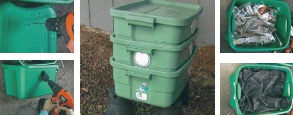 best home made worm bin design