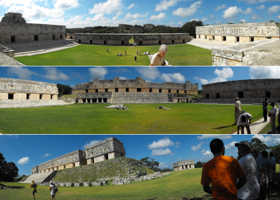 Panoramic views of Uxmal