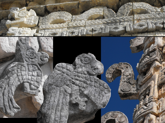 Stone carvings at Uxmal