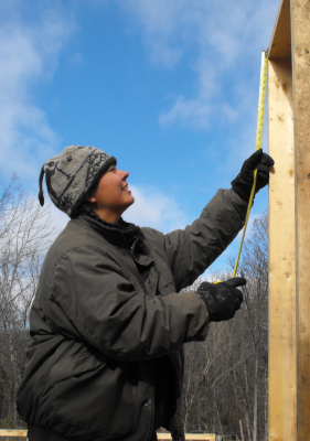 Measuring the wall