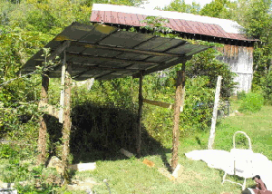 Firewood shed