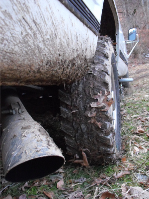 Retreaded truck tires