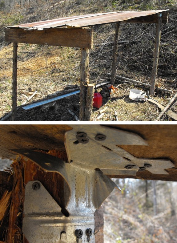 chicken pasture coop bracket