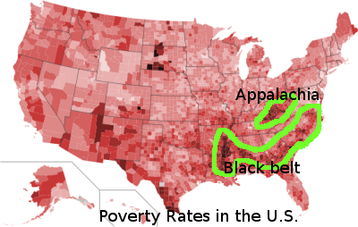 Poverty rates in the U.S.
