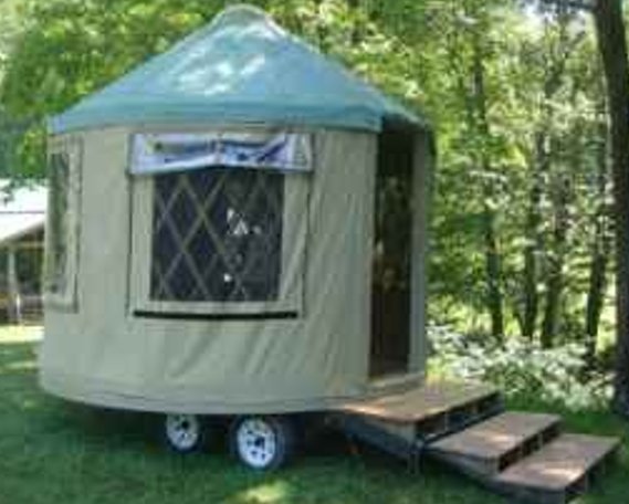 Yurtle is a Yurt on the go