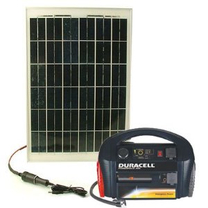 Plug and play solar with a Duracell power pack