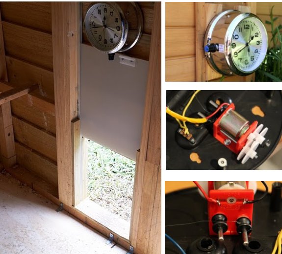 diy automatic chicken coop door opener