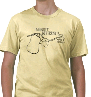 Naughty Butternuts t-shirt
