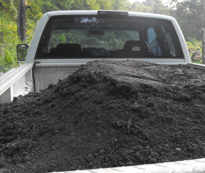 truckload of lack luster compost