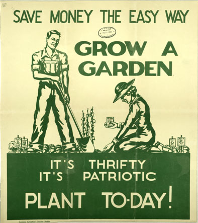 Victory garden poster