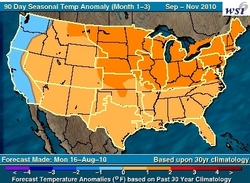 2010 extended forecast map