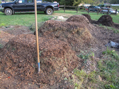 Compost piles