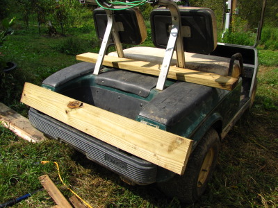 diy golf cart dump box