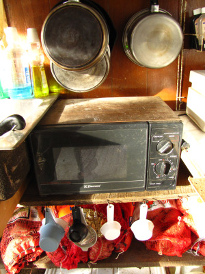 Kitchen shelves