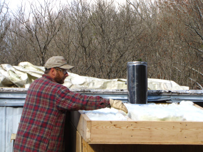 Insulating the roof