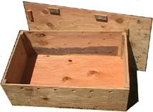 Simple lumber worm bin