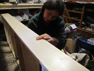 Making the bookcase