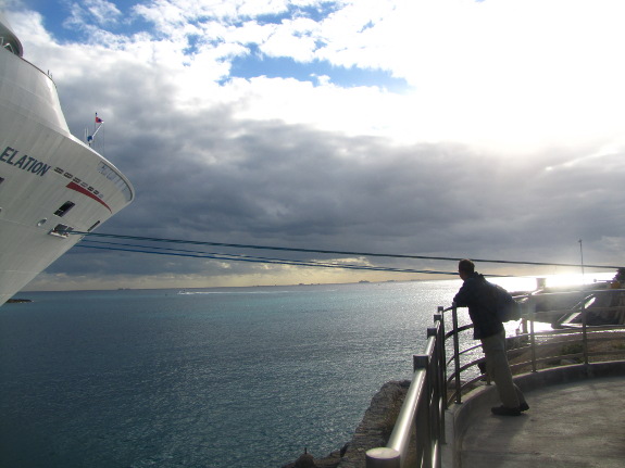 Carnival Elation at dock