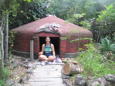 Mayan steam lodge on Cozumel