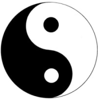 simple image of yin and yang