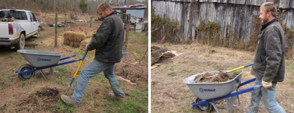 Kobalt wheel barrow real world test