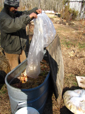 Composting food scraps