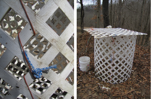 Homemade compost bin