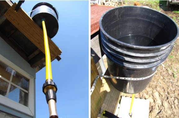 5 gallon bucket shower solar diy