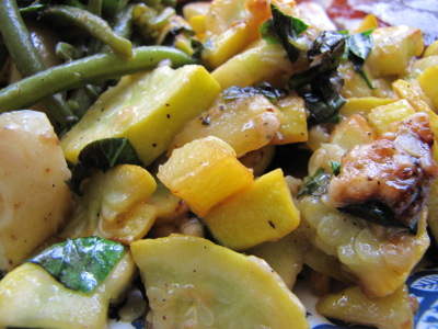 Basil squash recipe