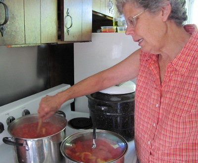 Cooking tomatoes