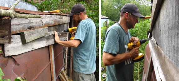 shoring up the chicken coop