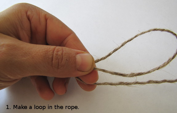 Make a loop in the rope