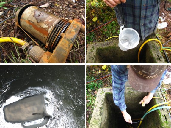 how to get oil out of a well