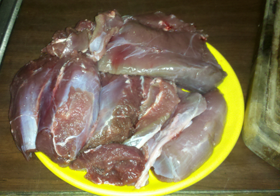 Venison steaks