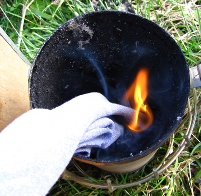 Lighting a smoker