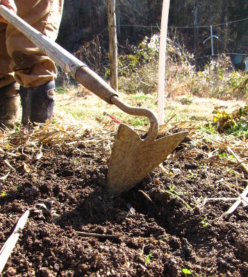 Making a furrow