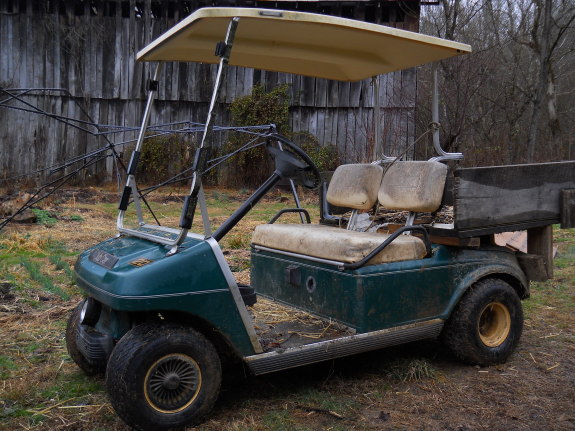 comparing a golf cart to an all terrain vehicle (ATV)