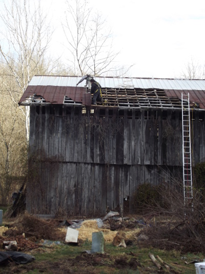 Roof demolition