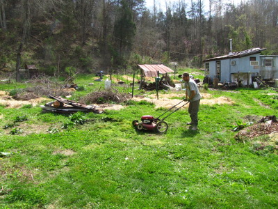Early spring mowing