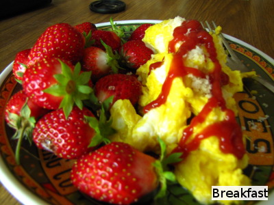 Strawberry breakfast