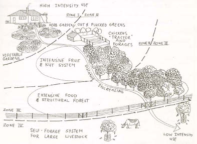 Permaculture zones