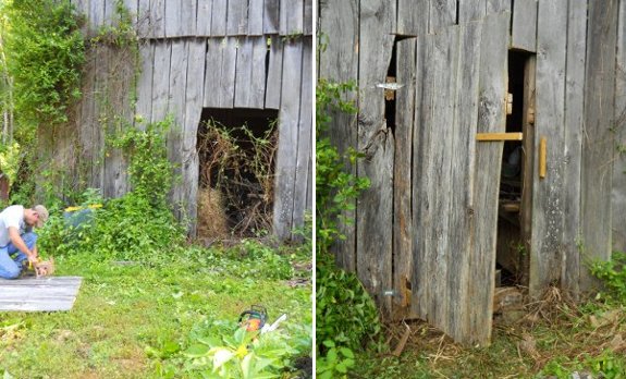 Fabricating a door for the barn the easy and affordable way