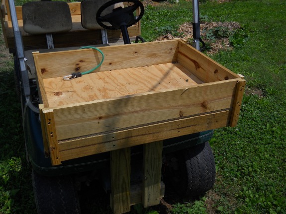how to fabricate a front box for a golf cart